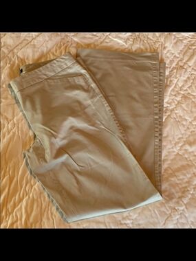 Express Women's Editor Pants in Khaki Tan